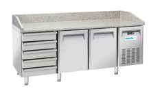 Pizza cooling counter, Arktic, 362L, Silver, 220-240V/210W, 2025x800x(H)1040mm