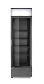 Lodówka barowa z podświetlanym panelem, 1-drzwiowa, Arktic, 254L, czarny, 230V/250W, 605x578x(H)1980mm