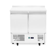 Stół chłodniczy 2-drzwiowy z blatem roboczym, Arktic, 169L, srebrny, 230V/220W, 900x700x(H)908mm