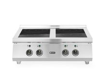Kuchenka indukcyjna z 4 polami grzewczymi, HENDI, 2x3.5 kW hobs & 2x5 kW hobs, 400V/17000W, 800x700x(H)311mm