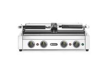 Grill kontaktowy podwójny z timerem, HENDI, srebrny, 220-240V/3600W, 570x375x(H)216mm, Prostokątny