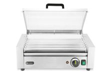 Sausage rolling grill, 1-zone with energy-saving cover, HENDI, 7 rollers, 230V/620W, 566x375x(H)259mm