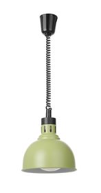 Rise and fall heat lamp, dome-shaped, HENDI, Green, 230V/250W, ⌀250x(H)207mm