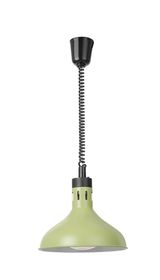 Rise and fall heat lamp, bell-shaped, HENDI, Green, 230V/250W, ⌀295x(H)207mm