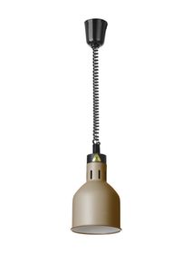 Rise and fall heat lamp cylindrical, HENDI, Beige, 230V/250W, ⌀175x(H)250mm