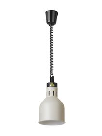 Rise and fall heat lamp cylindrical, HENDI, White, 230V/250W