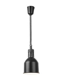 Rise and fall heat lamp, cylindrical, HENDI, Black, 230V/250W, ⌀175x(H)250mm