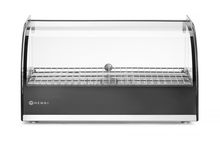 Beheiztes Thekendisplay, HENDI, einzeln, Schwarz, 220-240V/800W, 554x376x(H)311mm