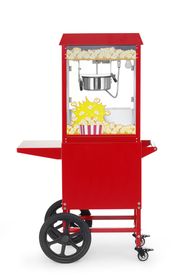 Popcorn machine with cart, HENDI, Red, 220-240V/1155W, 940x510x(H)1553mm