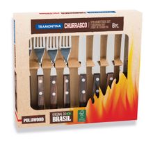 Prae- ja pitsariistade komplekt Churrasco kinkekarbis - 8 tk , Tramontina, 8 tk