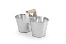 Wiaderko podwójne z uchwytem, HENDI, 250x125x(H)105mm