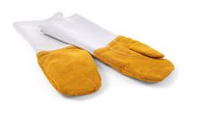 Teploodolné kožené grilovacie rukavice, 2 ks, HENDI, 2 ks, (L)460mm