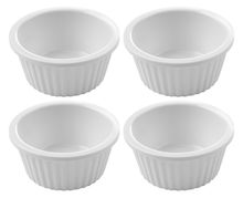 Auflaufförmchen – 4 Stück, HENDI, 0,035L, 4 Stk., ⌀60x(H)25mm