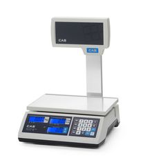 Obchodná váha (certifikovaná) so stĺpikom, 15 kg, CAS, 304x324x(H)419mm