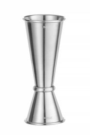 Jigger 20/40 ml, BarUp, 0,04L, Silver, ⌀42x(H)100mm, Round