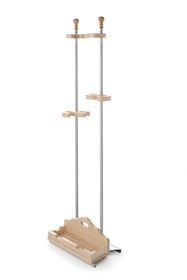 Pizza paddle and brush holder - 3 slots, Lilly Codroipo, 420x240x(H)1600mm