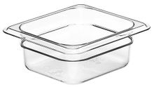 Pojemnik Camwear GN 1/6 z poliwęglanu, Cambro, Camwear, GN 1/6, 1L, transparentny, 162x176x(H)65mm