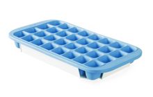 Ice cube mould with lid and bottom tray, BarUp, Blue, 337x170mm