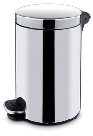 Okrągły kosz na śmieci z pedałem i wewnętrznym pojemnikiem, HENDI, 5L, ⌀210x(H)280mm
