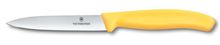 Nóż do jarzyn gładki, Victorinox, żółty, (L)212mm