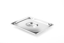Lid for GN containers with spoon recess, HENDI, Profi Line, GN 1/2, 265x325mm