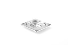 Lid for GN containers with spoon recess, HENDI, Profi Line, GN 1/6, 176x162mm