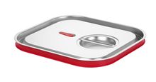 Gastronorm-Deckel mit Silikonrand, HENDI, Kitchen Line, GN 2/3, 354x325mm