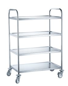 Servierwagen mit 4 Regalböden, HENDI, 905x585x(H)1245mm