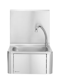 Umywalka kuchenna – z włącznikiem kolanowym, HENDI, 400x330x(H)560mm