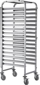 Vozík pro přepravu nádob 15x GN 1/1, HENDI, Smart, 380x550x(H)1705mm