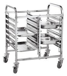 Kaheosaline konteineri transpordikäru 12×GN 1/1, HENDI, 810x610x(H)960mm