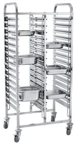 GN-konteinerite transpordikäru, 2-osaline 30×GN 1/1, HENDI, 798x610x(H)1710mm