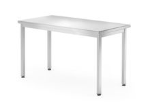 Central table without shelf – bolted, depth 600 mm, HENDI, Kitchen Line, 1200x600x(H)850mm