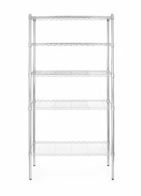 Lagerregal mit 5 Fächern, HENDI, Chrom, 910x455x(H)1830mm