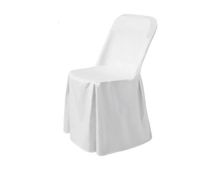 Potah na skládací židli, HENDI, Excellent, 810965 810989, Bílá, 540x440x(H)840mm