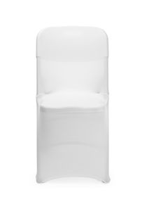 Folding chair cover, HENDI, 810965 & 910989, White, 540x440x(H)840mm