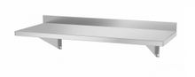 Ripiano a parete, con 2 staffe, HENDI, 800x300x(H)250mm