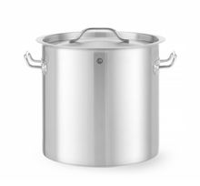 Pentola alta per stufato - con coperchio, HENDI, Budget Line, 17L, ⌀280x(H)280mm