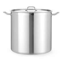 Garnek wysoki z pokrywką, HENDI, Profi Line, 71L, ⌀450x(H)450mm
