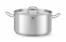 Olla mediana - con tapa, HENDI, Kitchen Line, 9,5L, ⌀280x(H)155mm