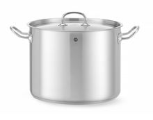 Olla alta - con tapa, HENDI, Kitchen Line, 13,5L, ⌀280x(H)220mm