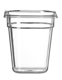 Container GN 1/6 polycarbonate, HENDI, Profi Line, GN 1/6, 3,4L, Transparent, 176x162x(H)200mm