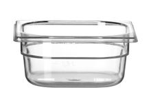 Container GN 1/6 polycarbonate, HENDI, Profi Line, GN 1/6, 1L, Transparent, 176x162x(H)65mm