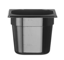 Pojemnik GN 1/6 COOL, HENDI, COOL, GN 1/6, 2,3L, czarny, 176x162x(H)150mm