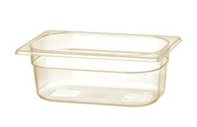 Nádoba GN 1/4 z grilamidu pre vysoké teploty, HENDI, GN 1/4, 2,6L, Priehľadná, 265x162x(H)100mm