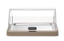 Roll top cooling display Duo UNIQ, HENDI, designed by Robert Bronwasser, Single, Beige, 460x355x(H)220mm, Rectangular