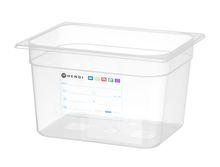 Recipiente Gastronorm 1/2, HENDI, GN 1/2, 12,5L, Transparente, 325x265x(H)200mm
