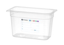 Cubeta Gastronorm 1/3, HENDI, GN 1/3, 7,8L, Transparente, 325x176x(H)200mm