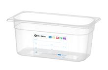 Cubeta Gastronorm 1/3, HENDI, GN 1/3, 5,7L, Transparente, 325x176x(H)150mm