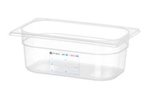 Container GN 1/4 HACCP, HENDI, GN 1/4, 2,8L, Transparent, 265x162x(H)100mm